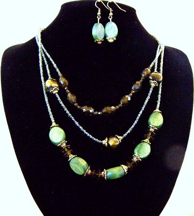 fashion jewellery pls -          WOODLANDS SET - CS 9656 